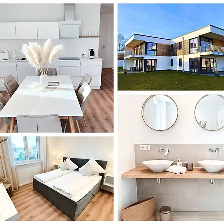 Seeliebe Apartments Schwerin - Pkw, Teilweise Mit Privater Sauna, Wlan, Xxl-Balkon O Terrasse, Seeblick Exterior photo
